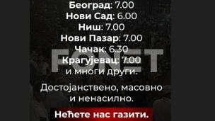 Akcija totalne blokade Srbije